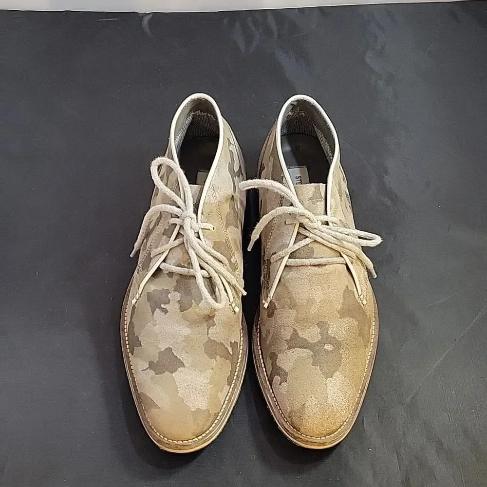STEVE MADDEN IRVINE LACE-UP CLOSURE MEN'S ANKLE BOOTS